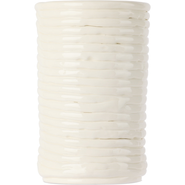  Ferm Living Off-white Corduroy Vase 