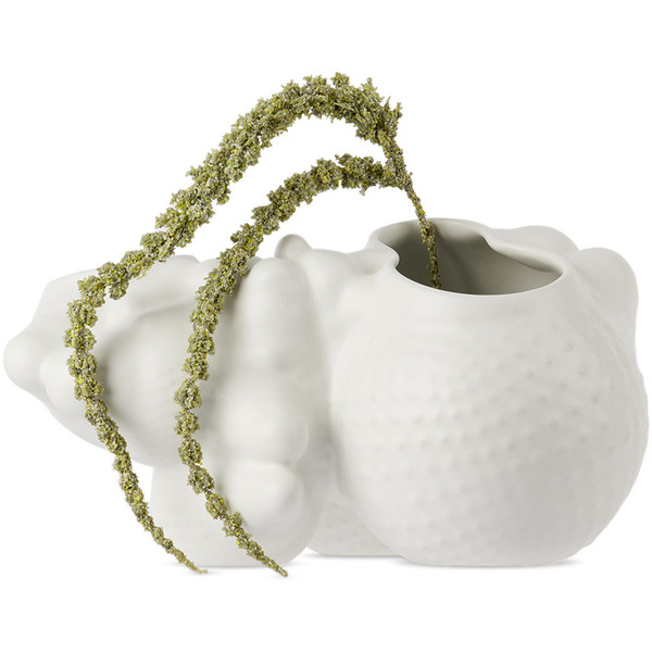  Forma Rosa Studio White Bubbly Planter 