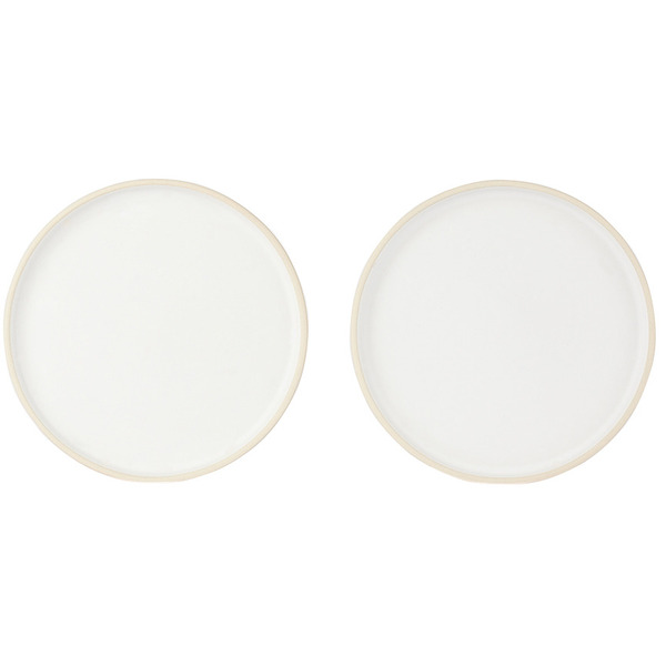  Frama White Otto Large Plate Set 