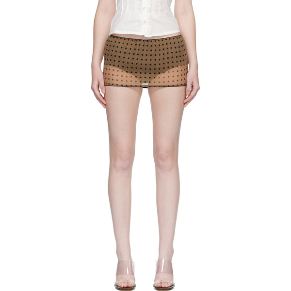  Fruity Booty Tan Polka Bloomer Skort 