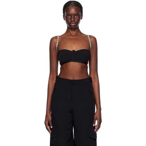  Gcds Black Chain Bra 