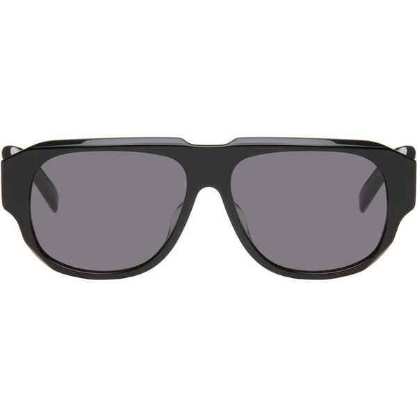  Givenchy Black Gv Day Aviator Sunglasses 