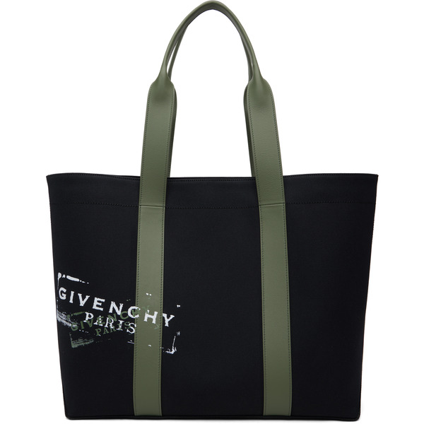  Givenchy Black Large Canvas Tote 