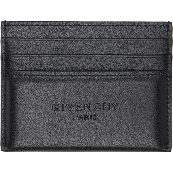  Givenchy Black Padded Card Holder 