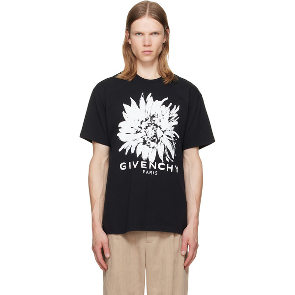  Givenchy Black Printed T-shirt 