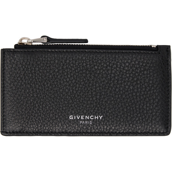  Givenchy Black Zipped Card Holder 