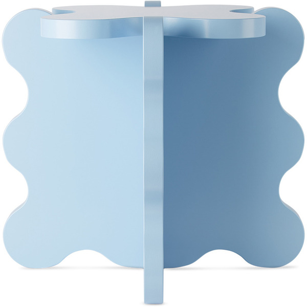  Gustaf Westman Objects Ssense Exclusive Blue Mini Curvy Table 
