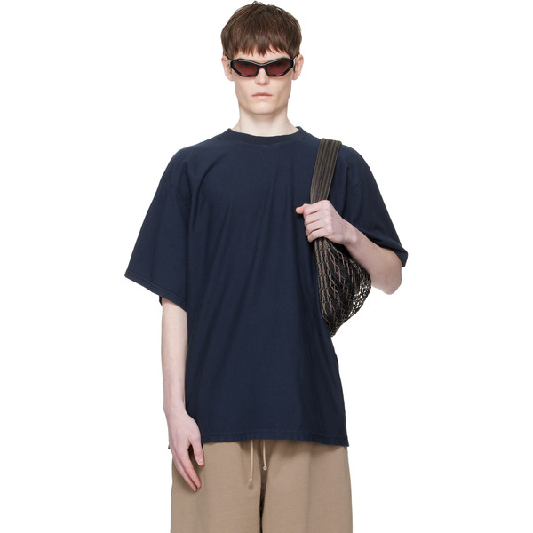  Hed Mayner Navy Embroidered-logo T-shirt 