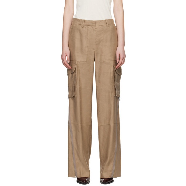  Helmut Lang Brown Cargo Carpenter Trousers 