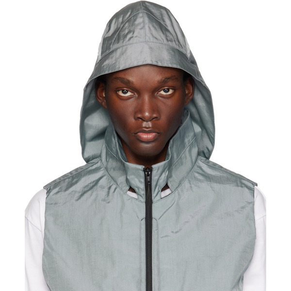  Hokita Gray Drawstring Bucket Hat 