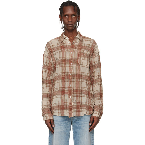  Hope Brown Wide-fit Shirt 