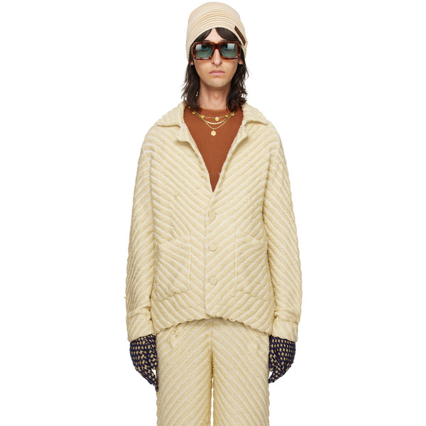  Isa Boulder Ssense Exclusive Beige Jacket 