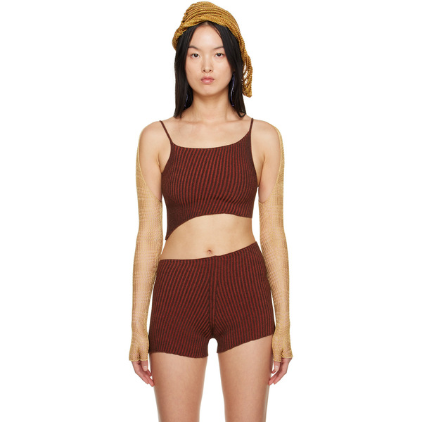  Isa Boulder Ssense Exclusive Gold Lacework Sleeves 