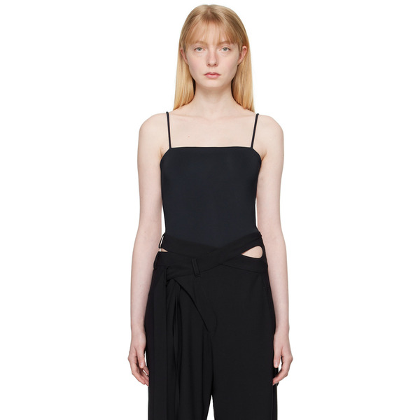  Jade Cropper Black Open Back Bodysuit 