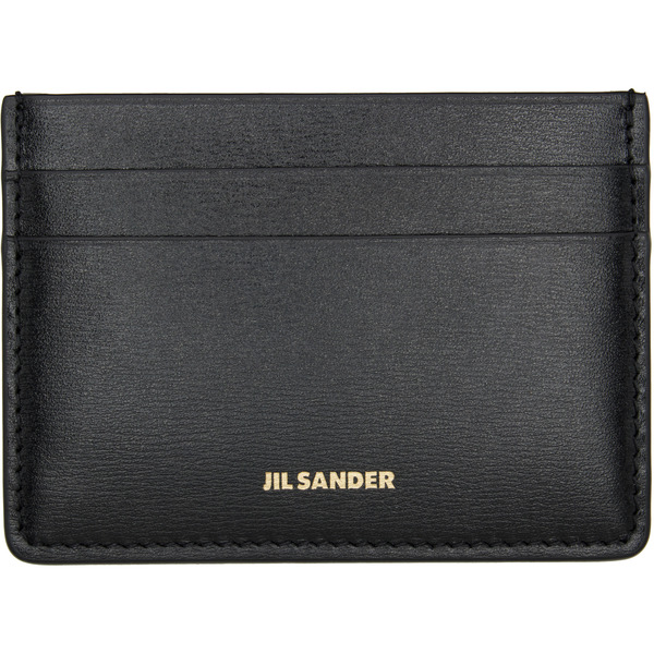  Jil Sander Black Credit Card Holder 