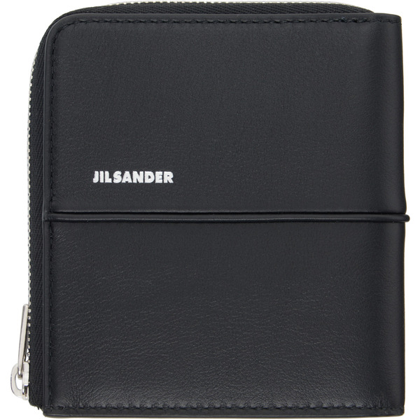  Jil Sander Black Linea Card Holder 