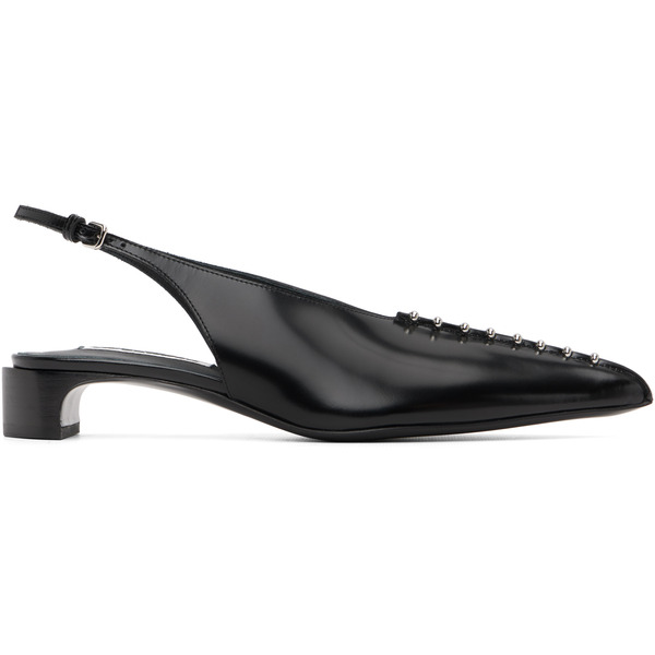  Jil Sander Black Pump Heels 
