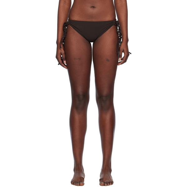  Jil Sander Brown Tangle Bikini Bottom 