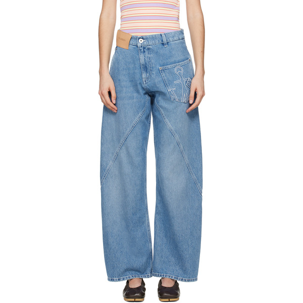  Jw Anderson Blue Twisted Workwear Jeans 