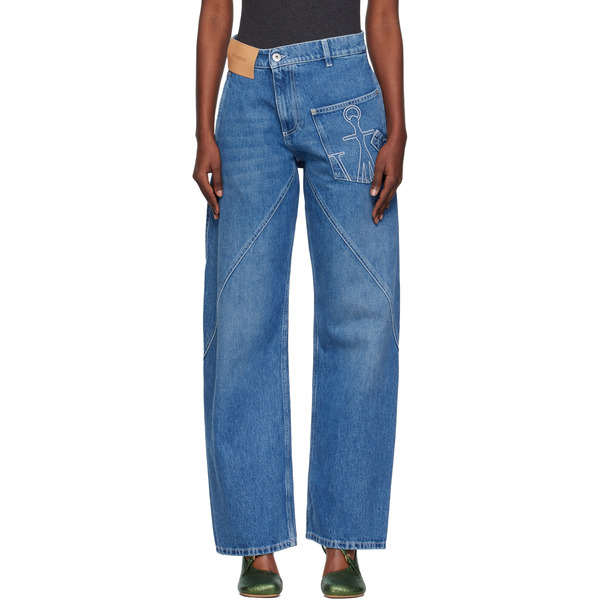  Jw Anderson Blue Twisted Workwear Jeans 