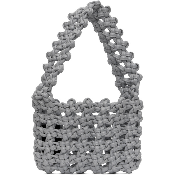  Kara Gray Knot Armpit Bag 