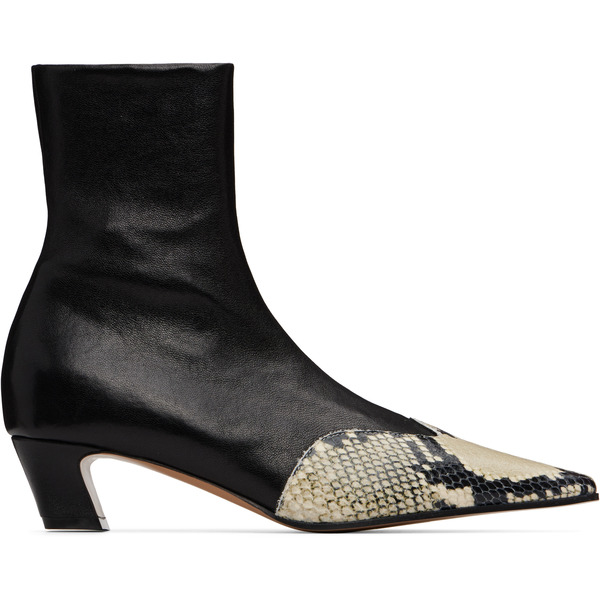 Khaite Black Nevada Stretch Low Boots 