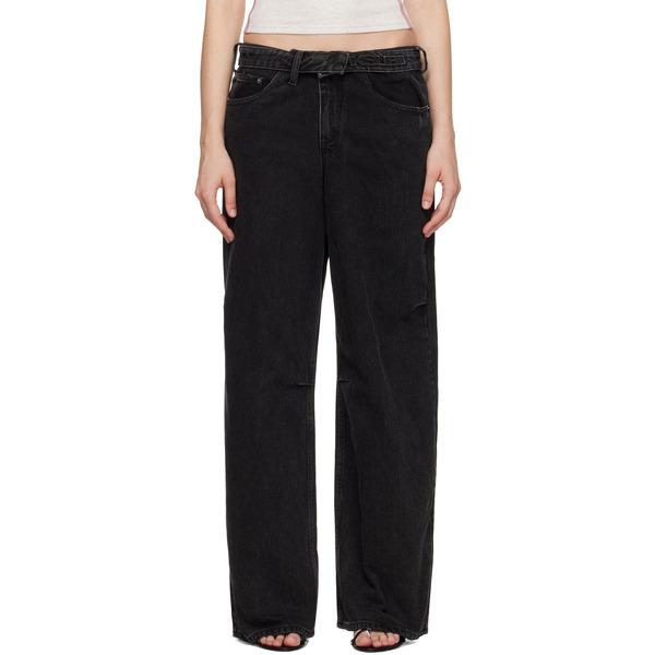  Ksubi Black Ksuper Flip Jeans 