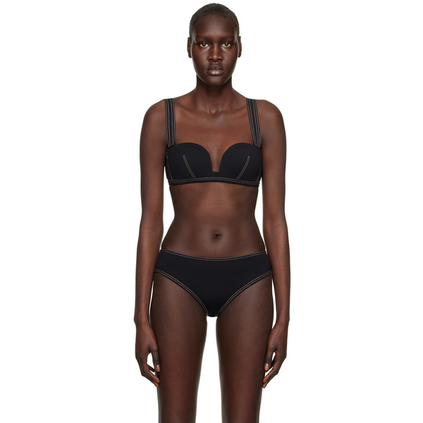  La Perla Black Wireless Bikini Top 