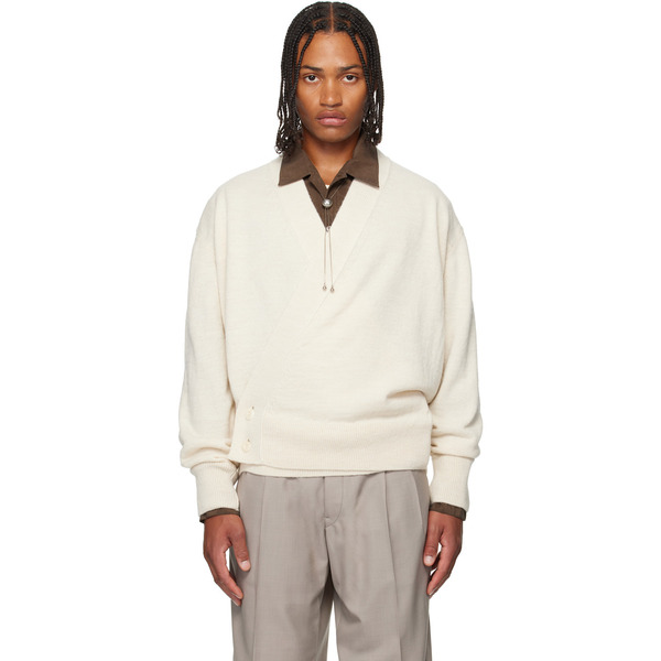  Lemaire Beige Wrap Cardigan 