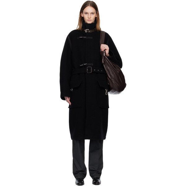  Lemaire Black Duffle Coat 