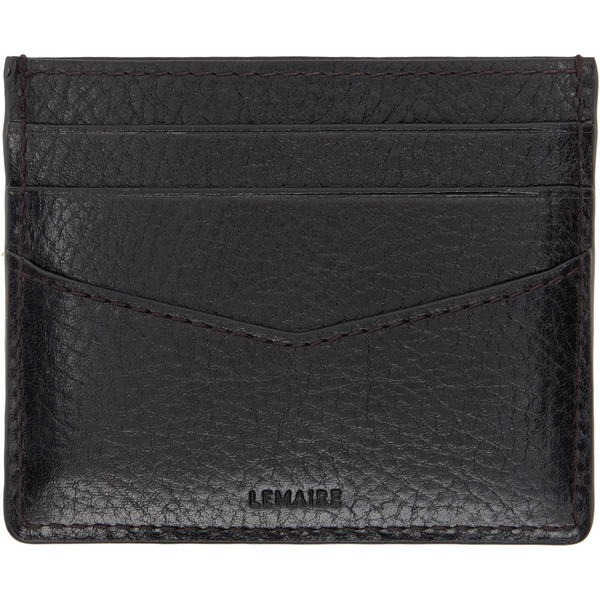  Lemaire Brown Gear Card Holder 