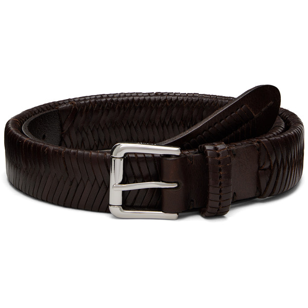  Lemaire Brown Weave Belt 