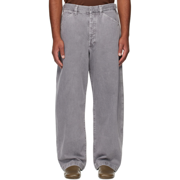  Lemaire Gray Maxi Workwear Jeans 
