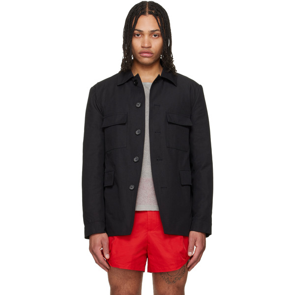  Lii Black Military Jacket 