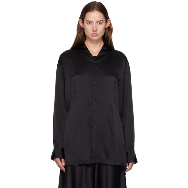  Lisa Yang Black Button-up Shirt 