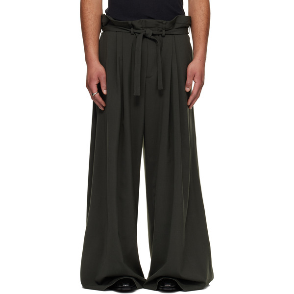  Lu'u Dan Gray Slacker Maxis Trousers 