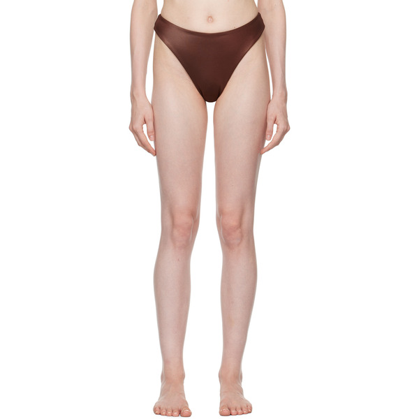  Magda Butrym Brown High Leg Bikini Bottom 