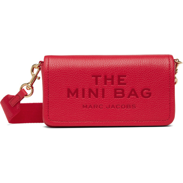  Marc Jacobs Red 'the Leather Mini' Bag 