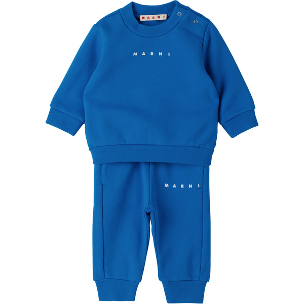  Marni Baby Blue Cotton Sweatsuit 