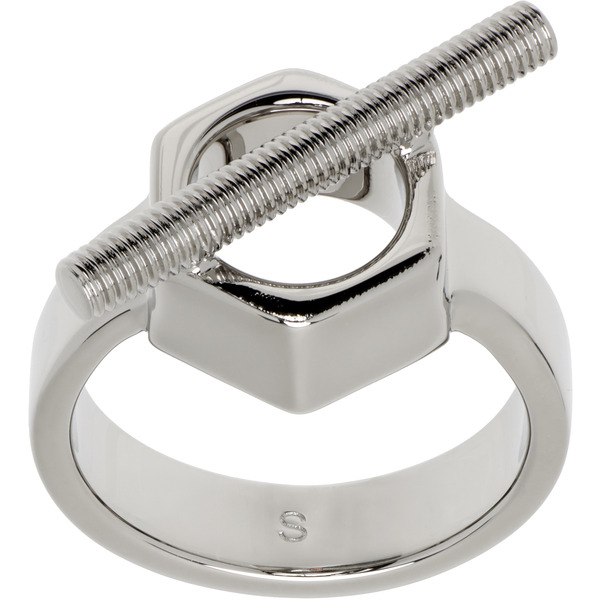  Marni Engraved-logo Ring 