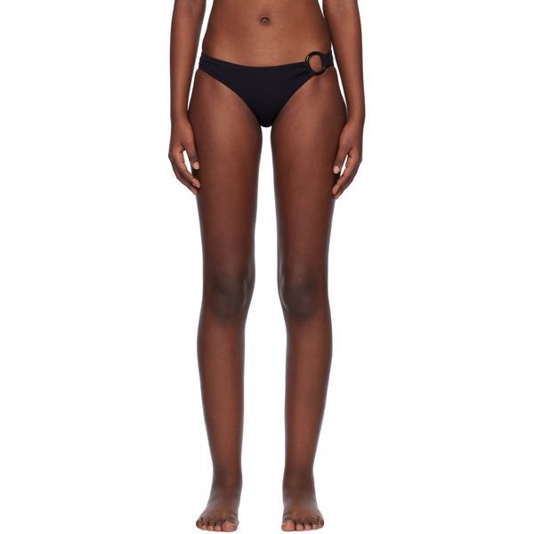  Matteau Black Ring Bikini Bottom 