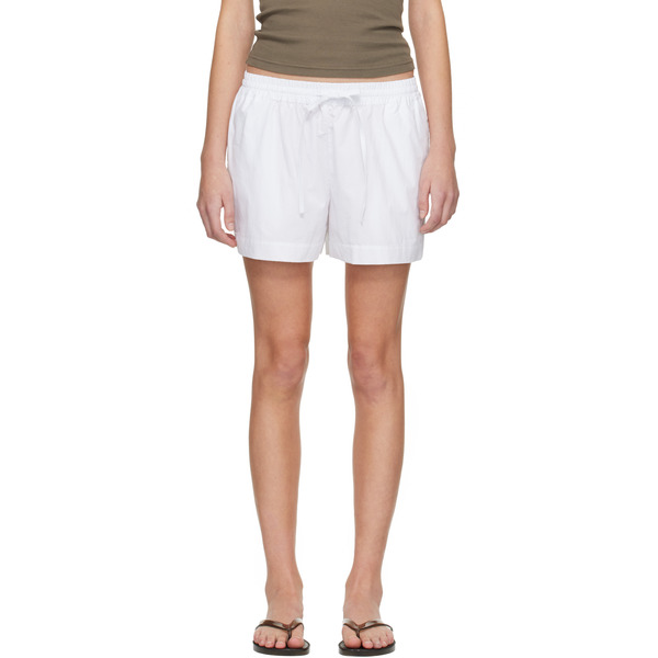  Matteau White Relaxed Shorts 