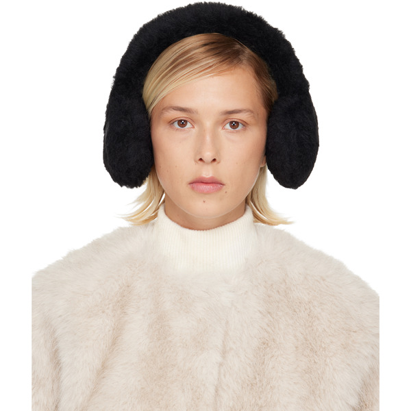  Max Mara Black Muffy1 Ear Muffs 