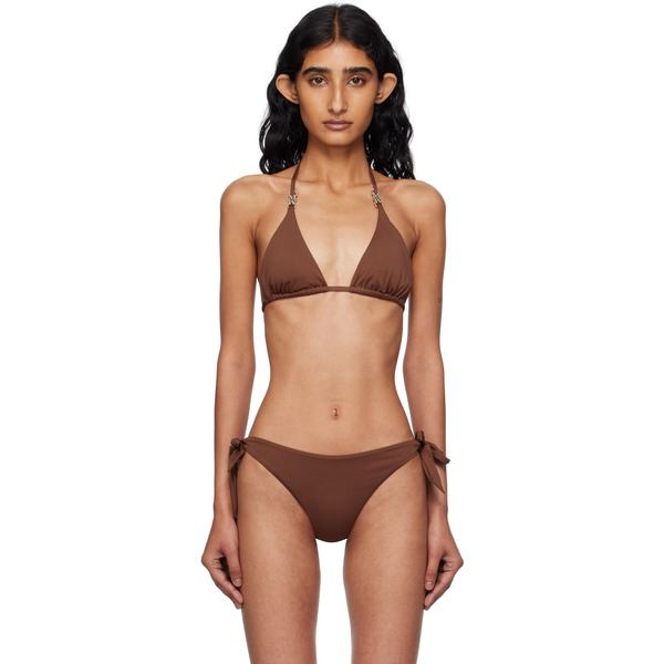  Max Mara Brown Alex Bikini Top 