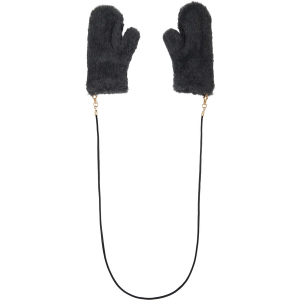  Max Mara Gray Ombrat03 Mitts 