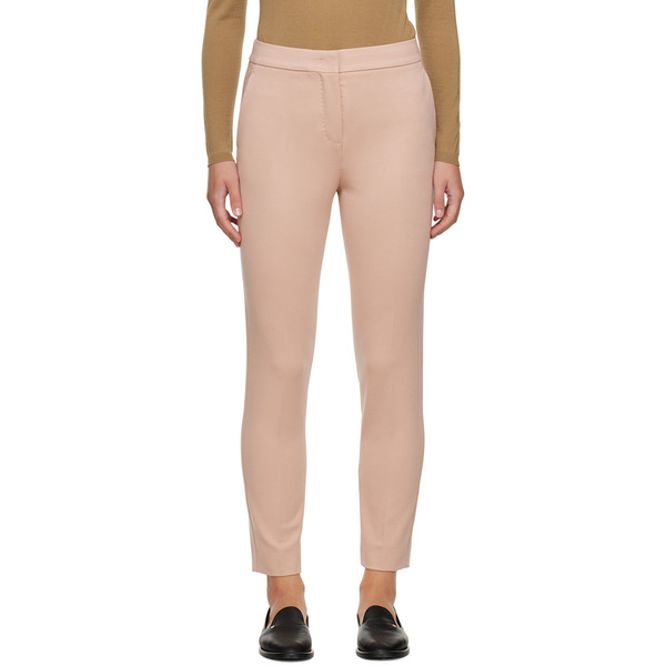  Max Mara Pink Cropped Trousers 
