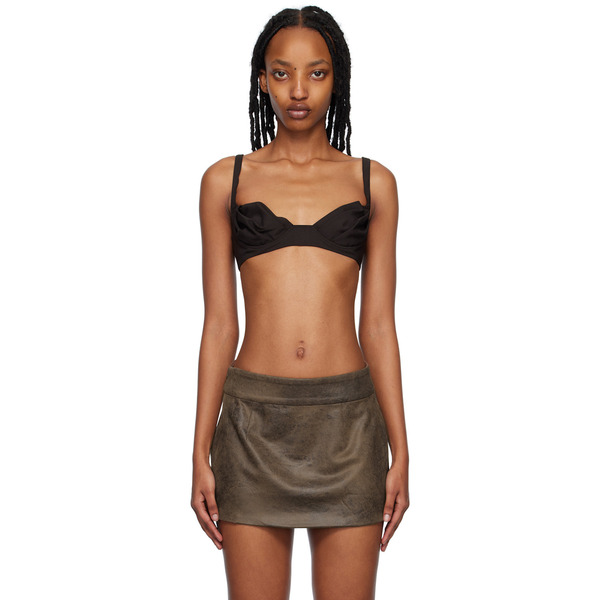  Maximilian Davis Brown Sade Bra 