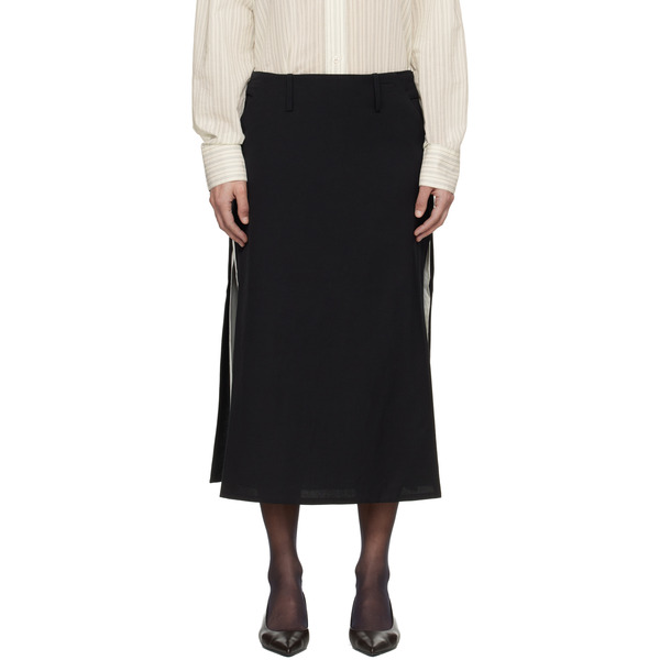  Mfpen Black Tab Midi Skirt 