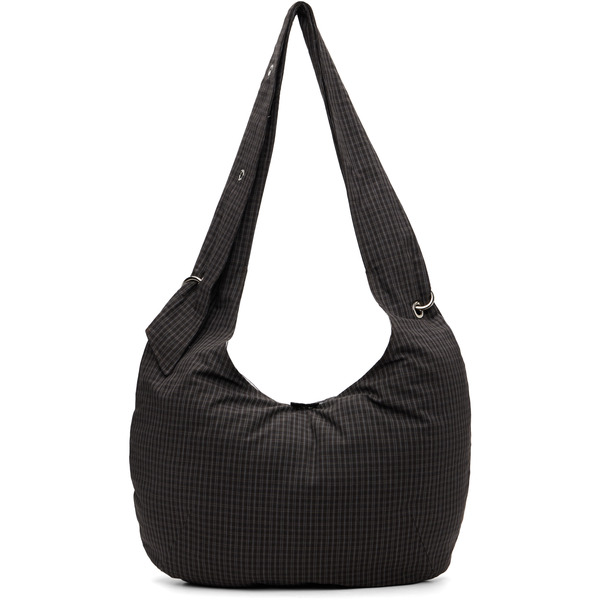  Mfpen Gray Eyelet Shoulder Bag 