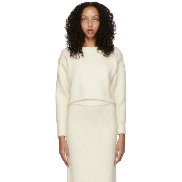  Missing You Already Off-white Cotton Sweater 